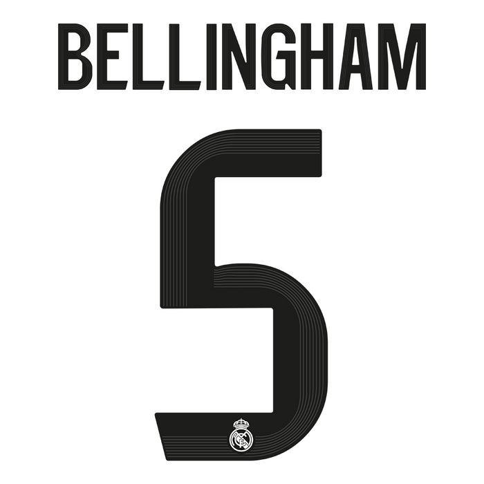 Real Madrid Home Print 25/26 (Adult) - BELLINGHAM 5