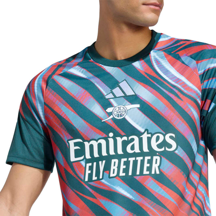 Arsenal 26/27 pre-match warm-up shirt, official adidas