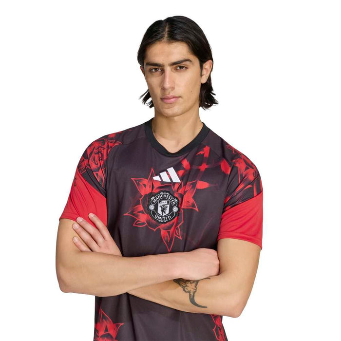 Manchester United 26/27 pre-match warm-up shirt, official adidas