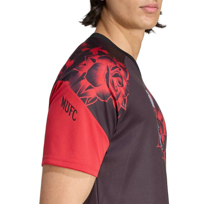 Manchester United 26/27 pre-match warm-up shirt, official adidas