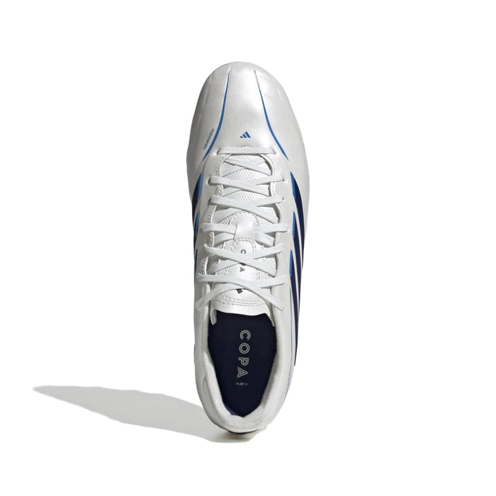 Adidas Copa Pure IV League FG Football Boots (Zero Metalic/Dark Blue/Lucid Blue)