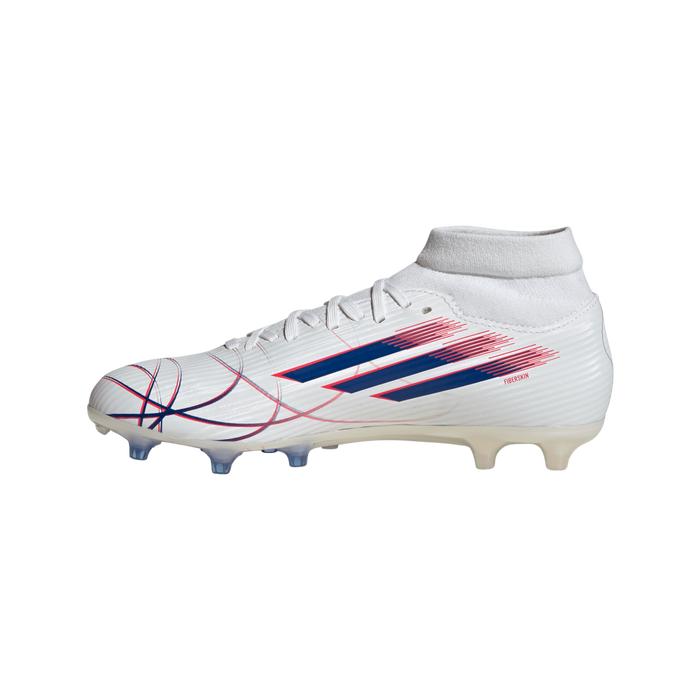 Adidas F50 Sparkfusion League Womens FG Football Boots (Cloud White/Royal Blue/Lucid Red)
