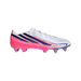 adidas F50 Hyperfast Elite SG football boot in white, solar purple and solar turbo