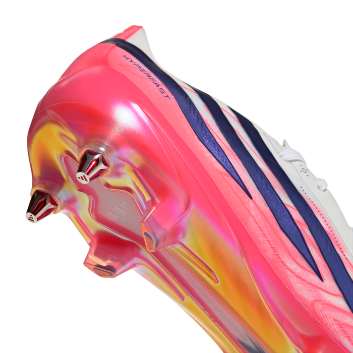 Adidas F50 Hyperfast Elite SG Football Boots (White/Solar Purple/Solar Turbo)