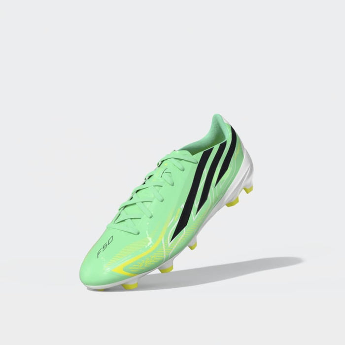Adidas F50 Hyperfast League FG Football Boots (Pulse Mint/Night Navy/Solar Lemon)