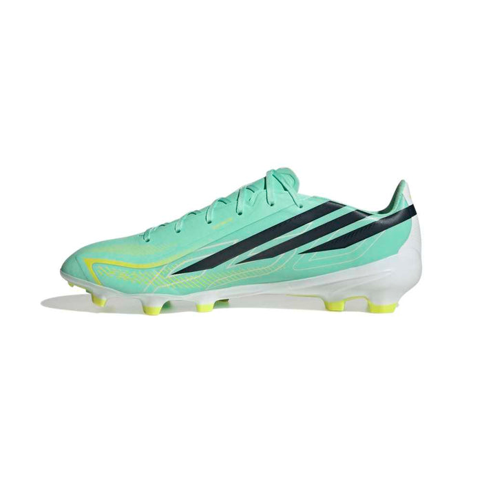 Adidas F50 Hyperfast League FG Football Boots (Pulse Mint/Night Navy/Solar Lemon)