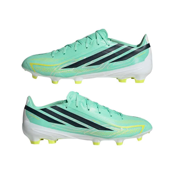 Adidas F50 Hyperfast League FG Football Boots (Pulse Mint/Night Navy/Solar Lemon)