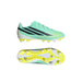 adidas F50 Hyperfast Club FG/MG junior football boot in Pulse Mint, Night Navy and Solar Lemon