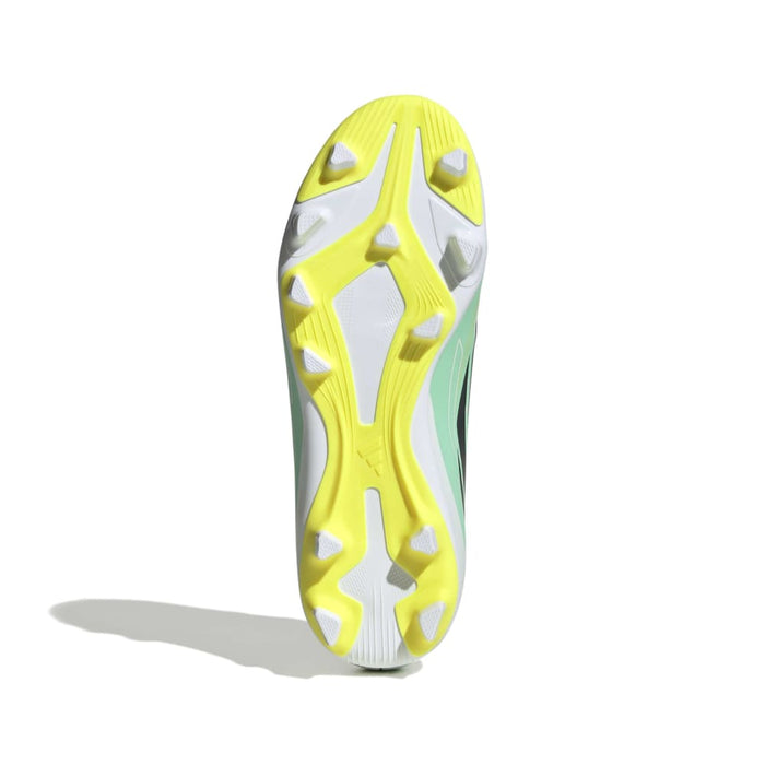 Adidas F50 Hyperfast Club FG/MG Junior Football Boots (Pulse Mint/Night Navy/Solar Lemon)