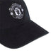 Manchester United dad cap in black and white with embroidered club crest