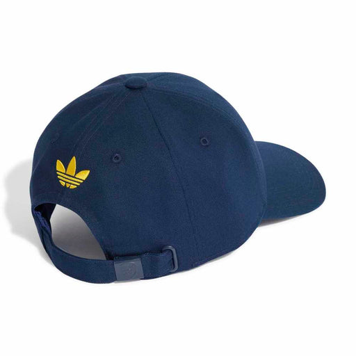 Arsenal dad cap in navy and yellow with embroidered club crest