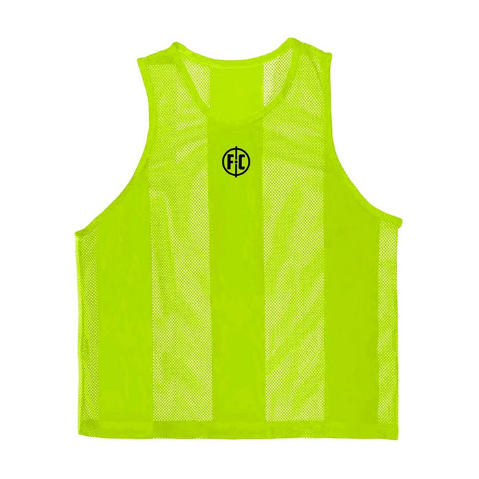 Ultra-soft breathable mesh bib available yellow, green, orange and red. One size fits most kids aged 9-12.