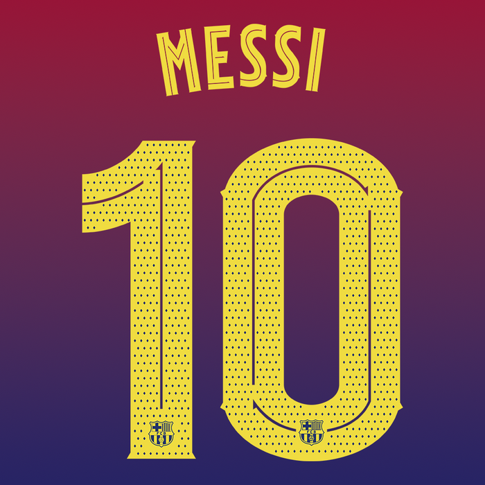 FC Barcelona Home Print 25/26 (Adult) - MESSI 10
