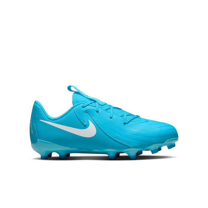 Nike Phantom GX Academy FG/MG Jnr Football Boots (Blue Fury/White)