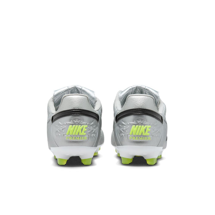 Nike Premier 3 FG Football Boots (Metallic Silver/Black/Volt)