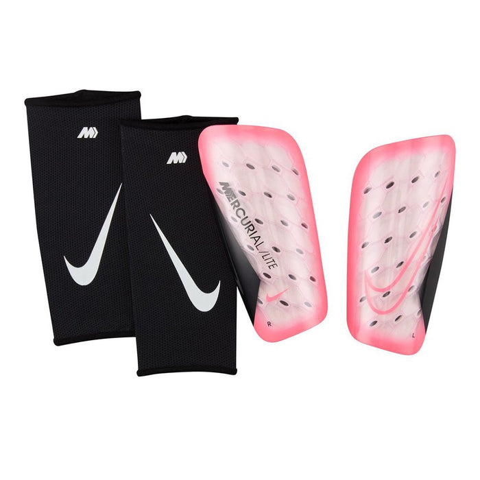 Nike Mercurial Lite Shinguards Sunset Pulse Black Football Central