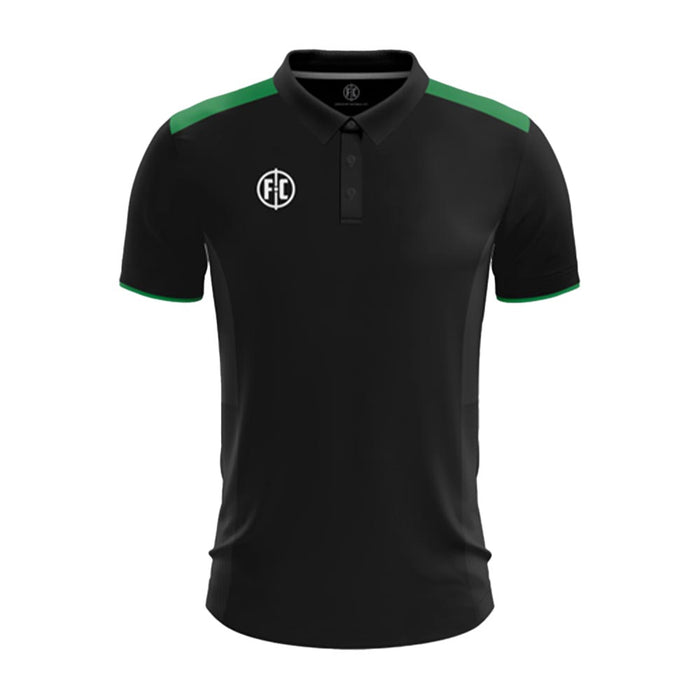 FC Gunner Polo - Black/Emerald