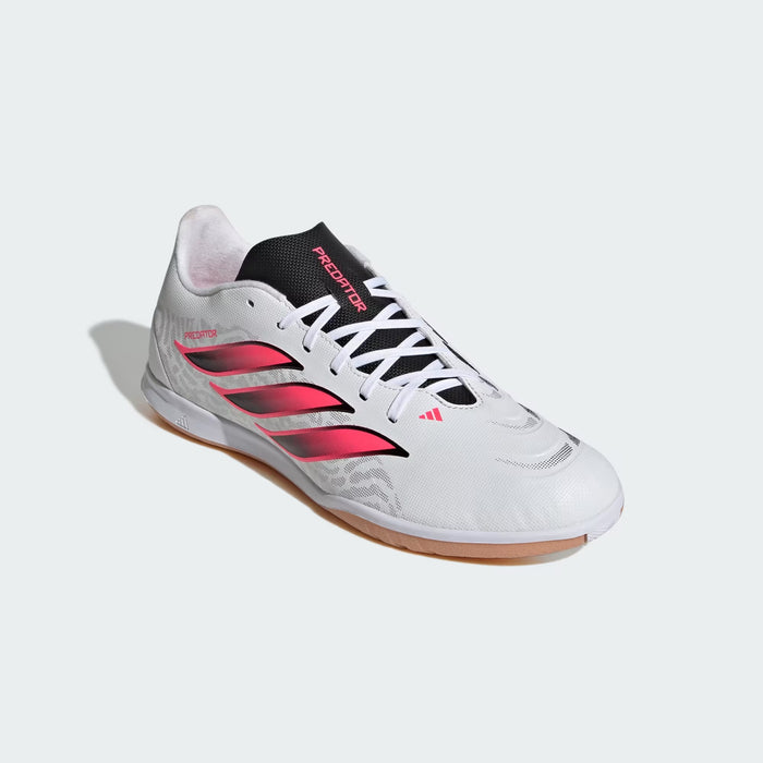 Adidas Predator Club IN Sala Indoor Football Shoes (White/Solar Turbo/Core Black)