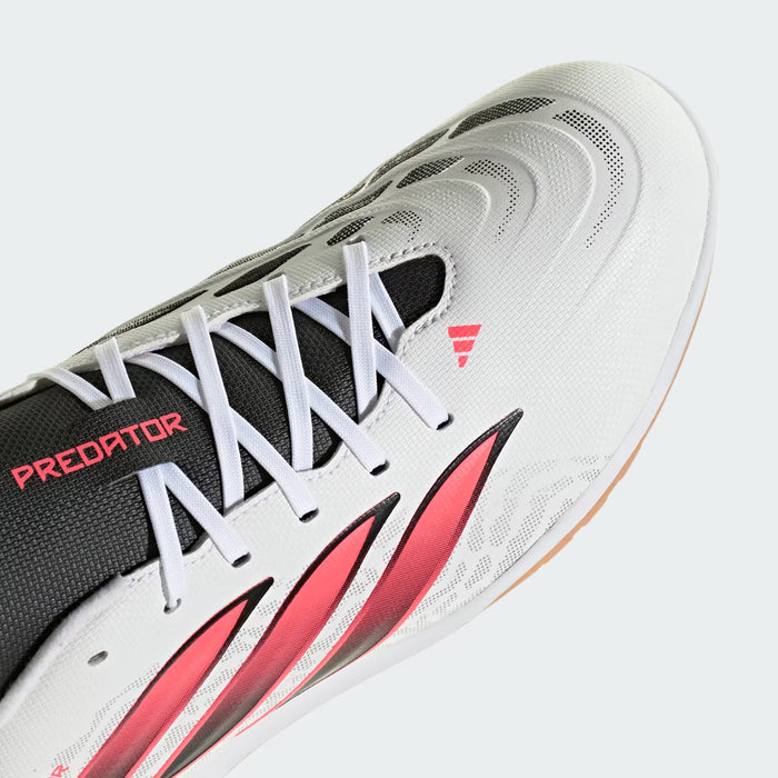 Adidas Predator Club IN Sala Indoor Football Shoes (White/Solar Turbo/Core Black)