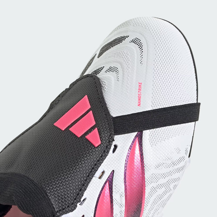 Adidas Predator League Fold-Over Tongue FG Jnr Football Boots (White/Solar Turbo/Core Black)