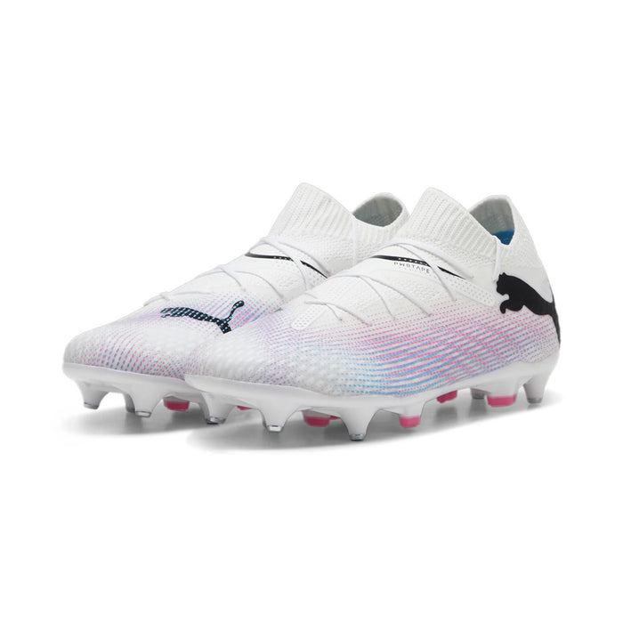 Puma Future 7 Pro MxSG Football Boots (White/Black/Poison Pink)