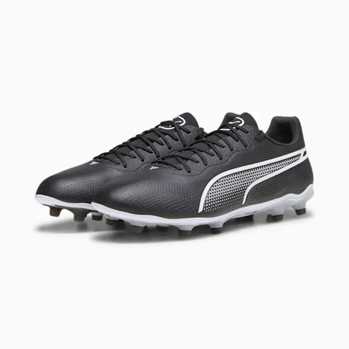 Puma King Pro FG/AG Football Boots (Black/White)