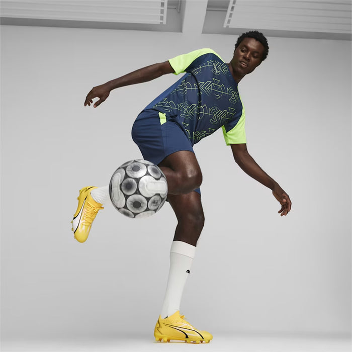 Puma Ultra Match FG/AG Football Boots (Yellow Blaze/White/Black)