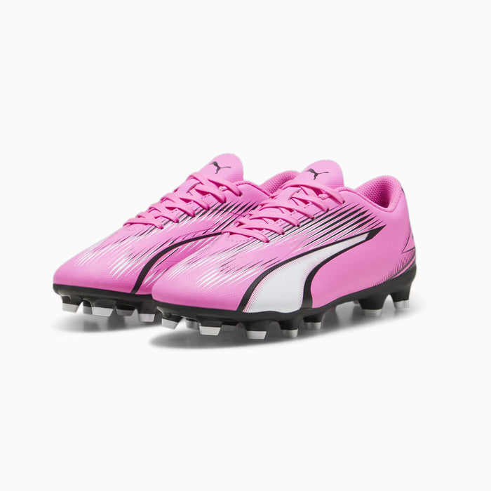 Puma Ultra Play FG Jnr Football Boots (Poison Pink/White/Black)