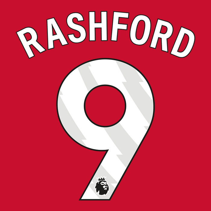 Premier League Print White (Adult) - RASHFORD 9
