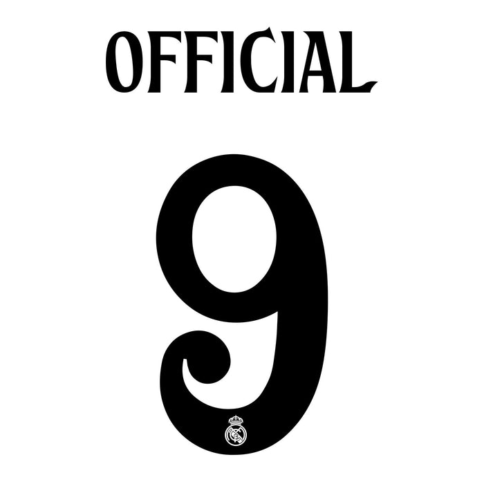 Official Real Madrid Home Jersey Print 24/25 - Adult