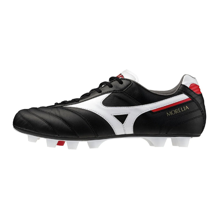 Mizuno Morelia II Elite FG Football Boots (Black/White/Chinese Red)