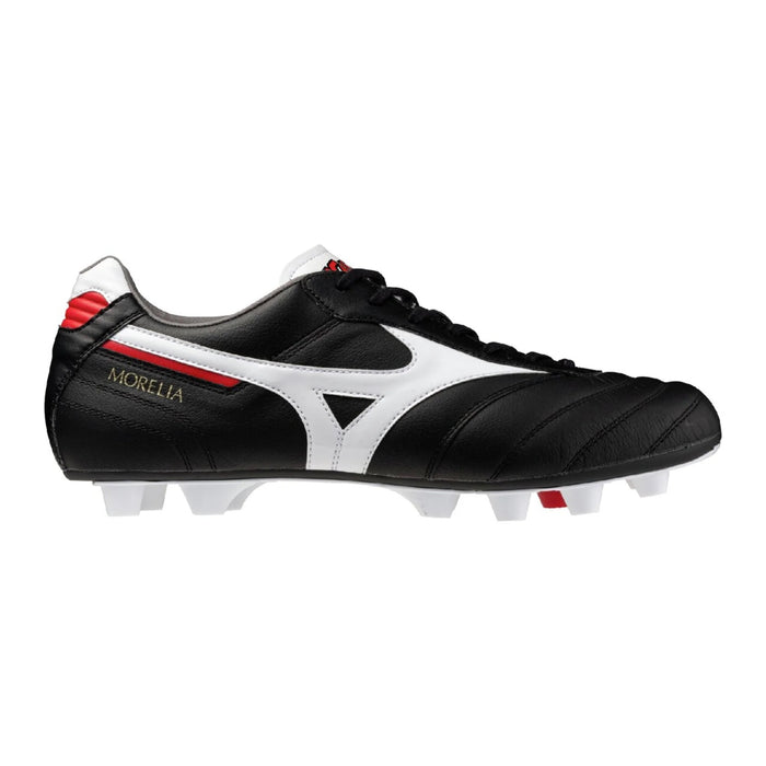 Mizuno Morelia II Elite FG Football Boots (Black/White/Chinese Red)