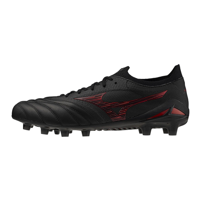 Mizuno Morelia Neo IV Beta Japan FG Football Boots (Black/Morelia 40th Red/Black)
