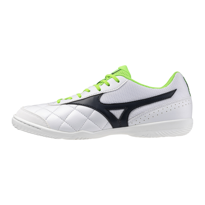 Mizuno MRL Sala Club IN indoor football shoe in white and India ink