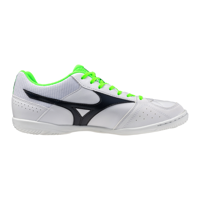 Mizuno MRL Sala Club IN indoor football shoe in white and India ink