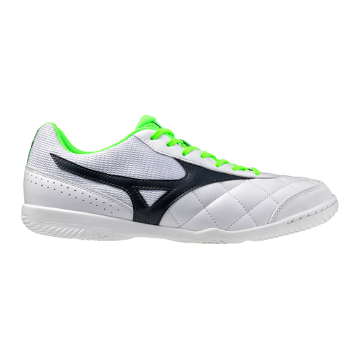 Mizuno MRL Sala Club IN indoor football shoe in white and India ink