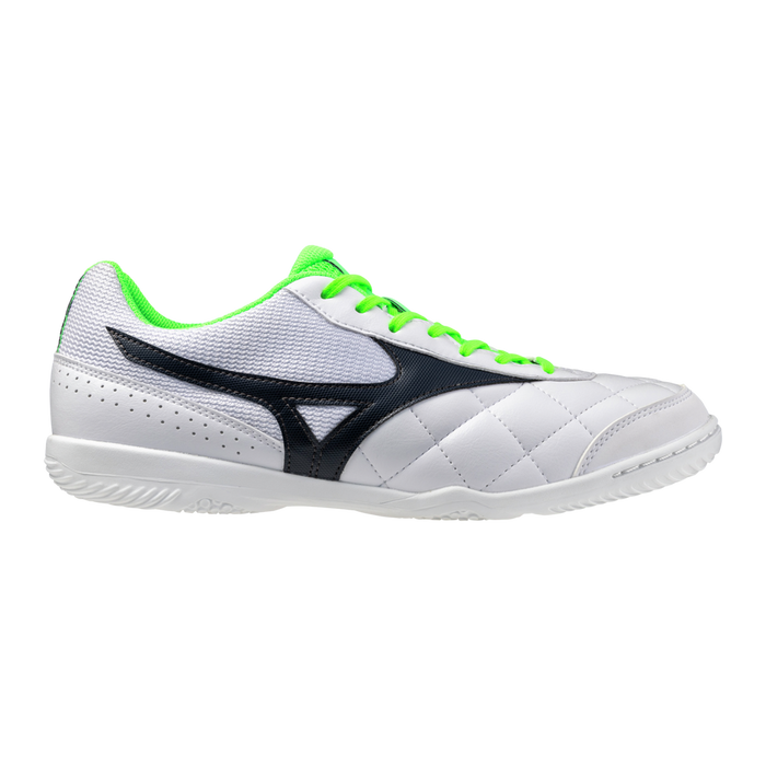 Mizuno MRL Sala Club IN indoor football shoe in white and India ink