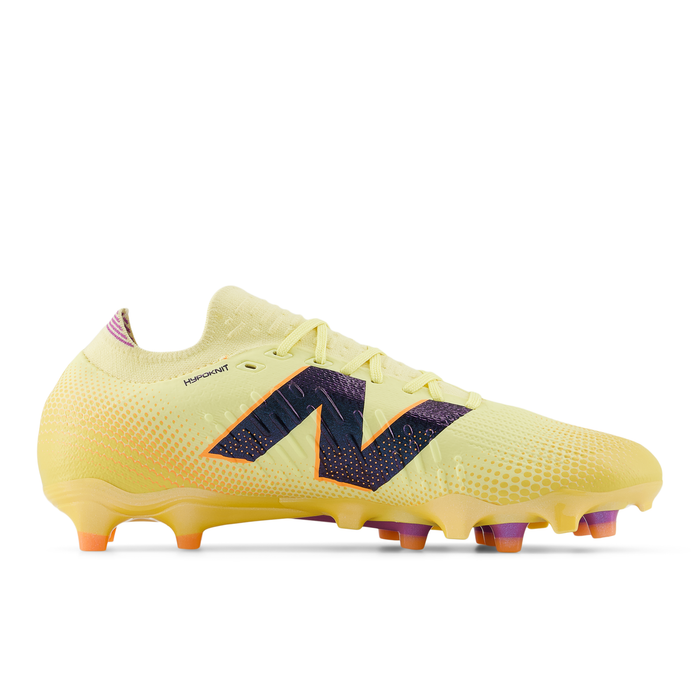 New Balance Tekela Pro Low Laced V4+ FG Football Boots (Parchment/Clementine/Passion Fruit)