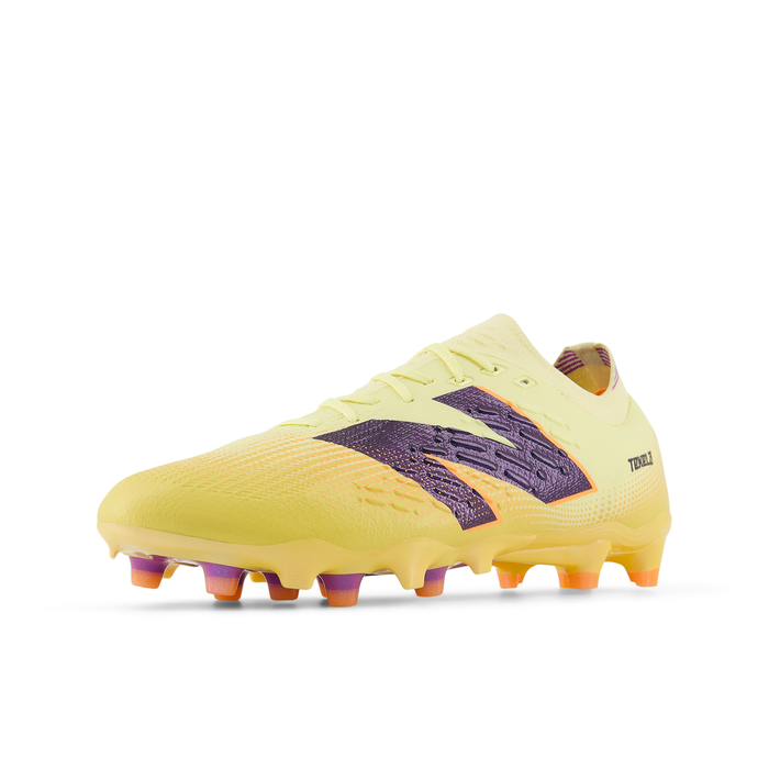 New Balance Tekela Pro Low Laced V4+ FG Football Boots (Parchment/Clementine/Passion Fruit)
