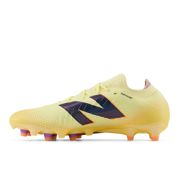 New Balance Tekela Pro Low Laced V4+ FG Football Boots (Parchment/Clementine/Passion Fruit)