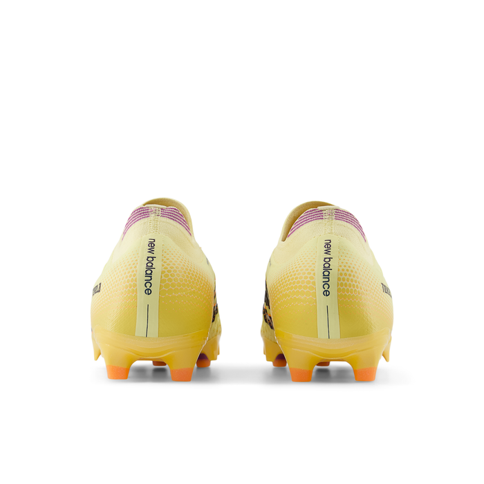 New Balance Tekela Pro Low Laced V4+ FG Football Boots (Parchment/Clementine/Passion Fruit)