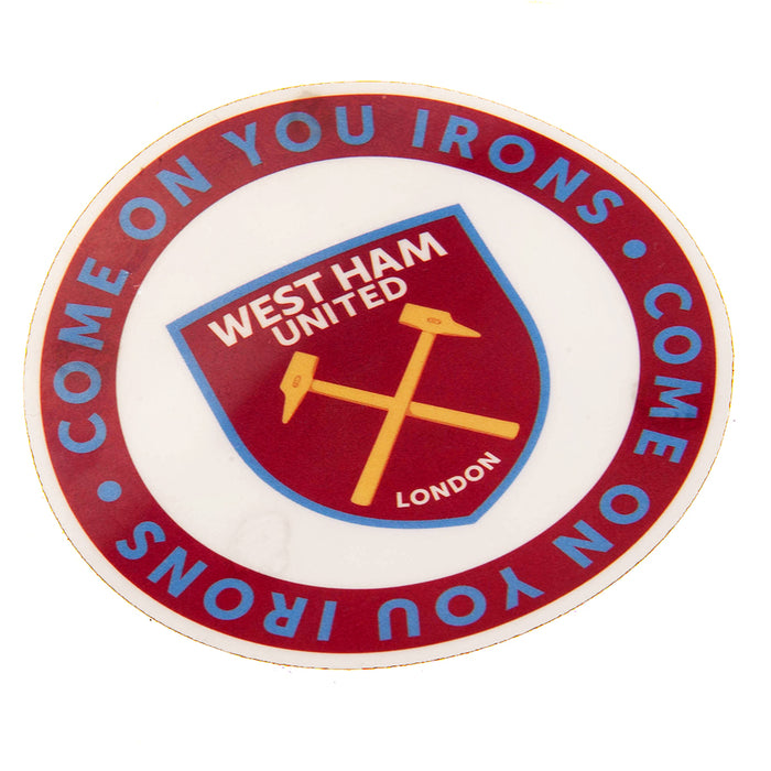 West Ham United COYI Car Sticker