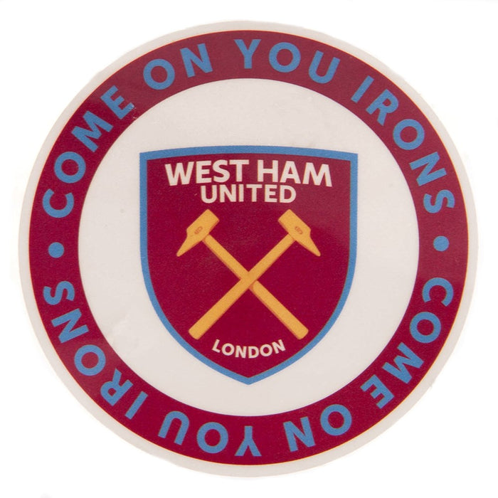 West Ham United COYI Car Sticker