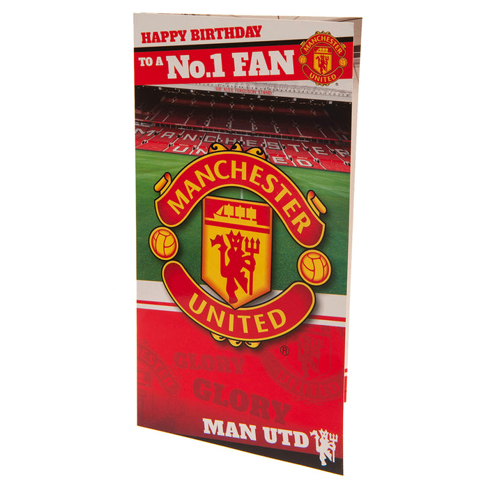 Manchester United No. 1 Fan Birthday Card