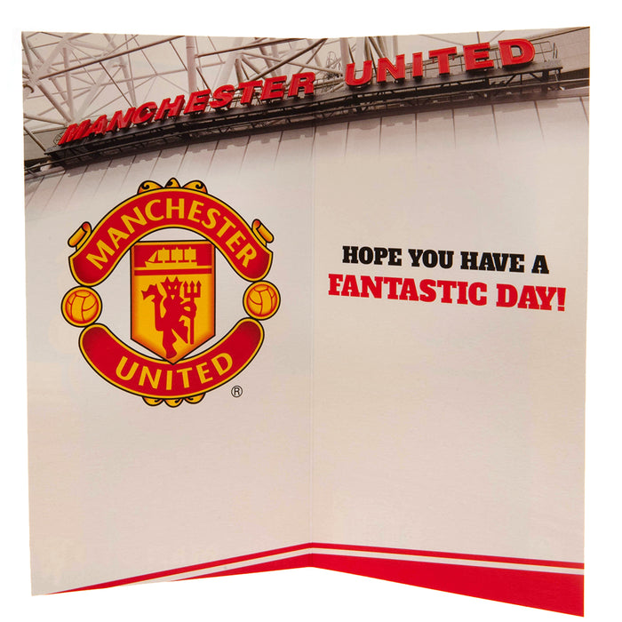 Manchester United No. 1 Fan Birthday Card