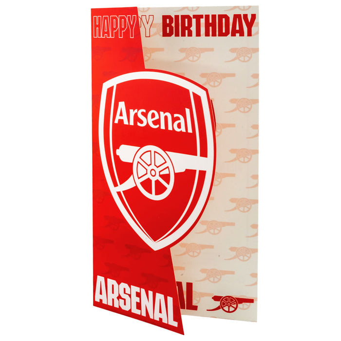 Arsenal Crest Birthday Card