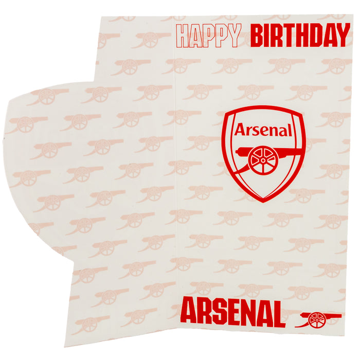 Arsenal Crest Birthday Card