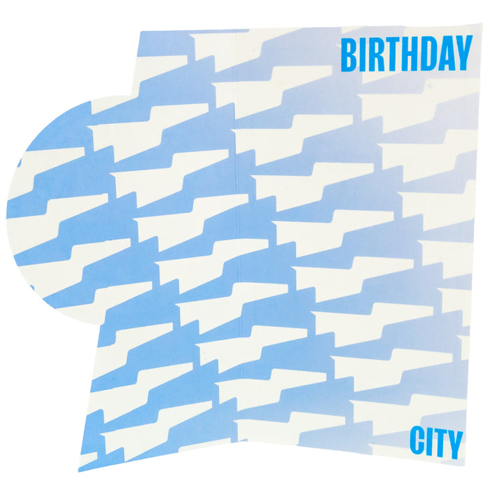 Manchester City Crest Birthday Card