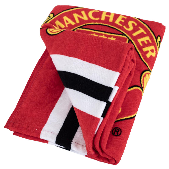 Manchester United Core Stripe Towel