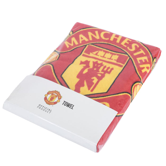 Manchester United Core Stripe Towel